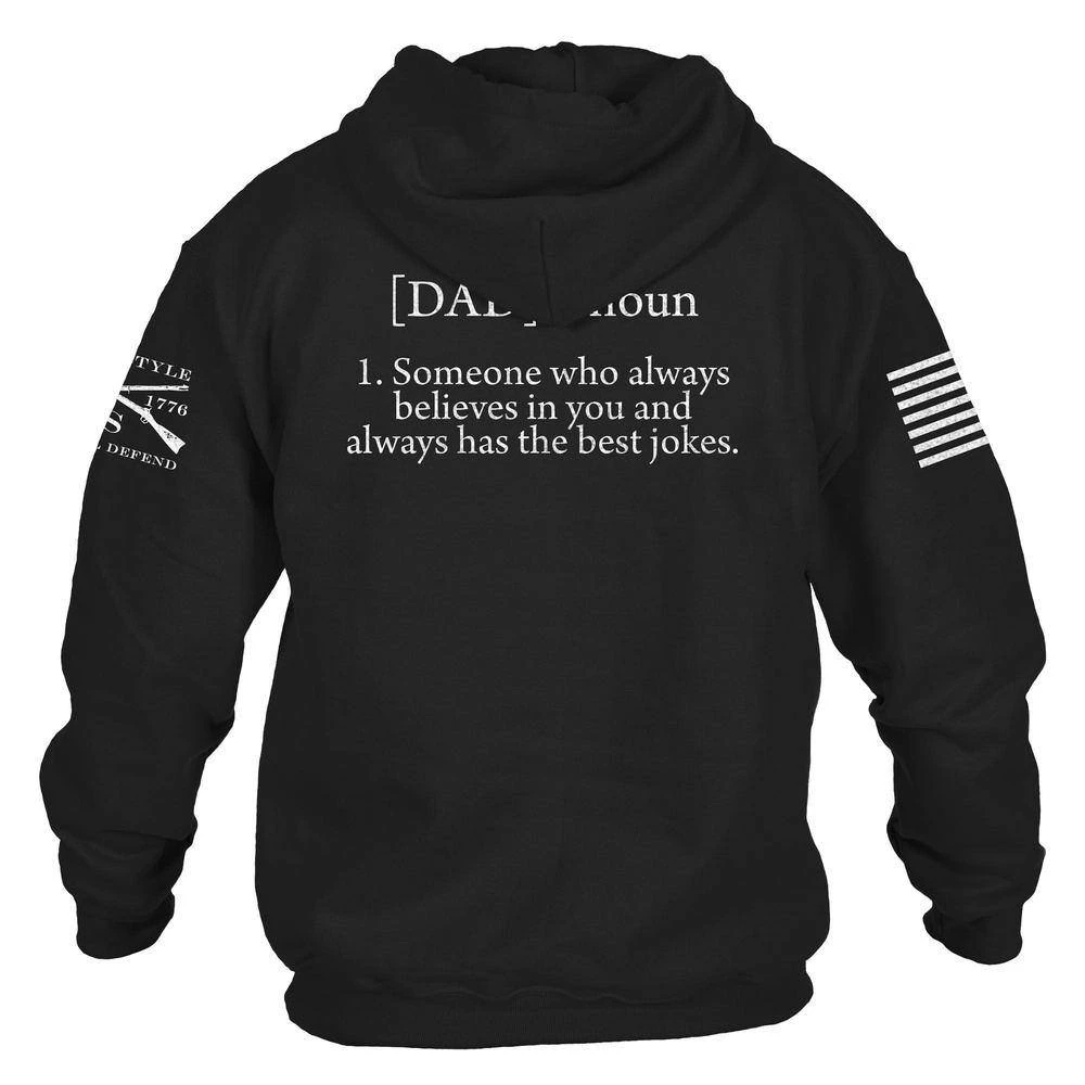 Dad Defined Hoodie - Black - Image 7