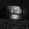 Accessories The Leather Belt - Black