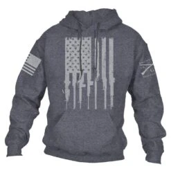Rifle Flag 2.0 Hoodie- Dark Heather