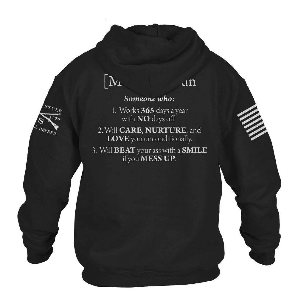 Women's Mom Defined Hoodie - Black - Image 8