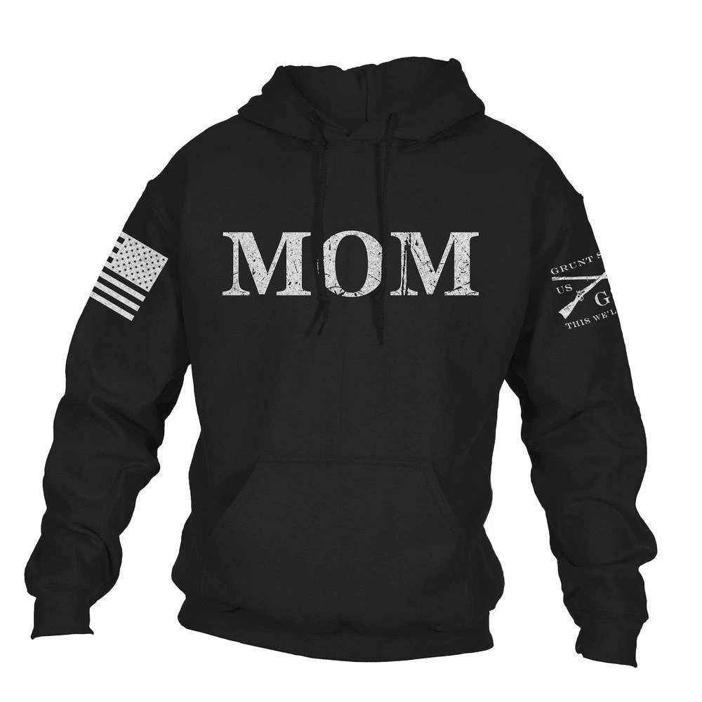 Women's Mom Defined Hoodie - Black - Image 7