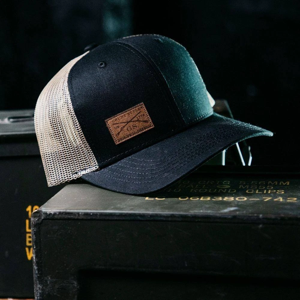 Accessories Logo Leather Patch Hat - Image 2