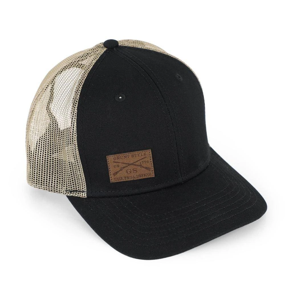 Accessories Logo Leather Patch Hat
