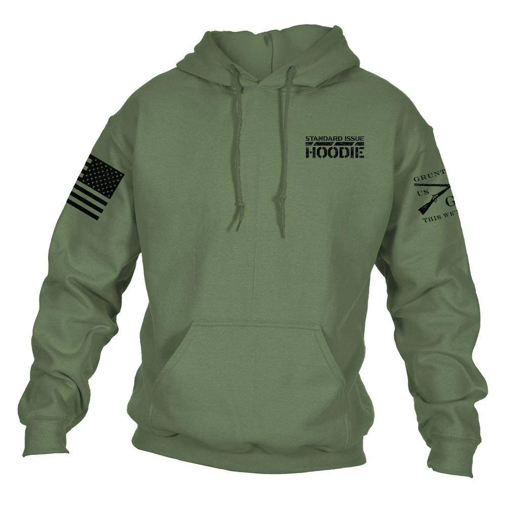 This Is My Hoodie Sweatshirt - Military Green - Image 7