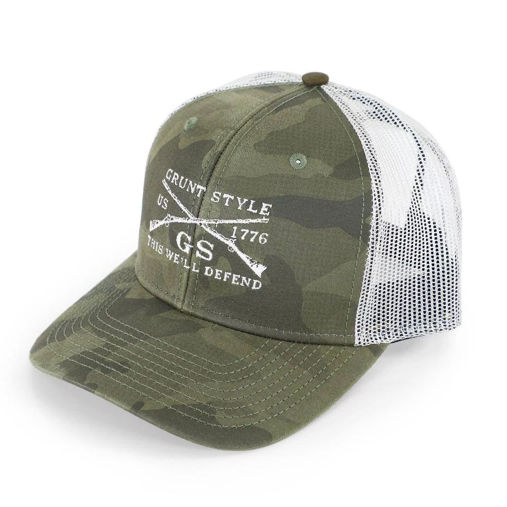 Accessories Camo Embroidered Logo Hat
