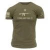 Men's Come And Take It 2A Edition T-Shirt - Military Green
