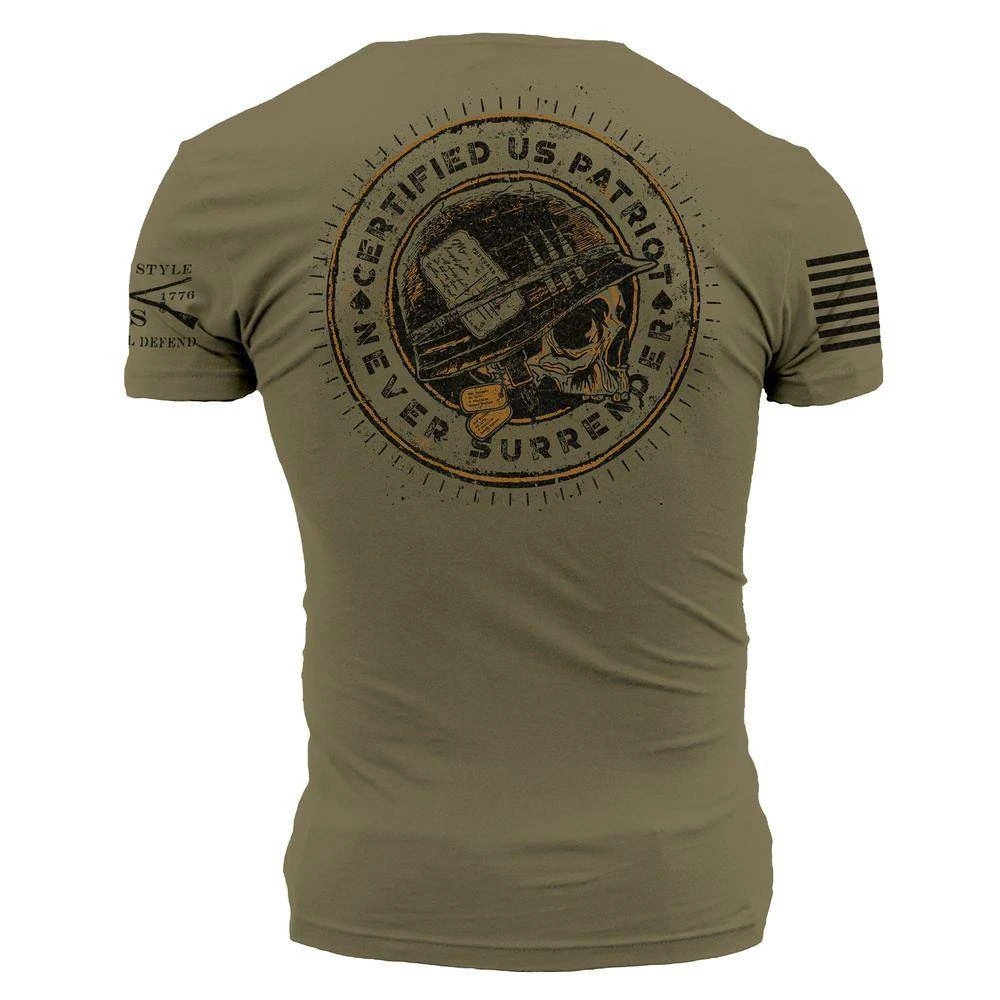 Patriot Seal T-Shirt - Military Green - Image 5
