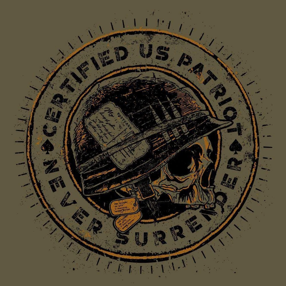 Patriot Seal T-Shirt - Military Green - Image 7