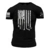 Dad Flag T-Shirt - Black