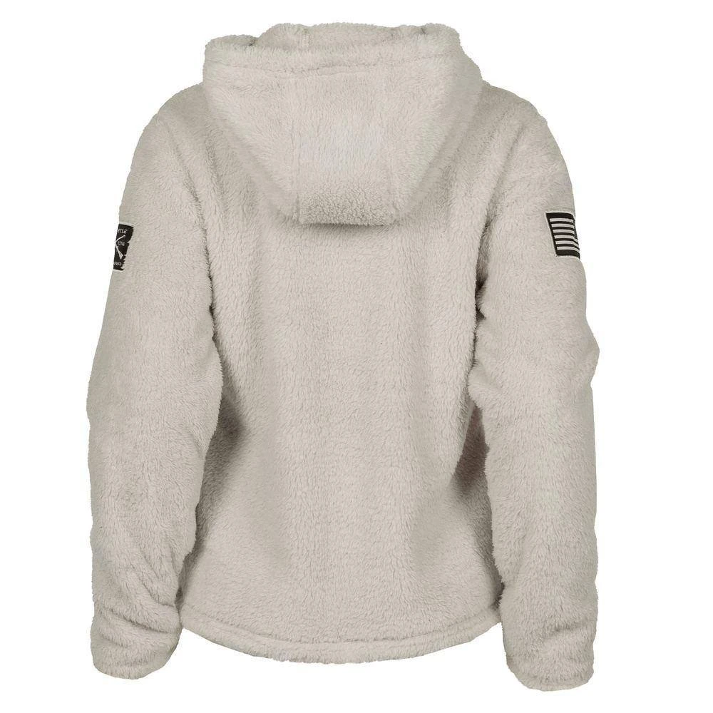 Women's Sherpa Jacket - Oatmeal - Image 11