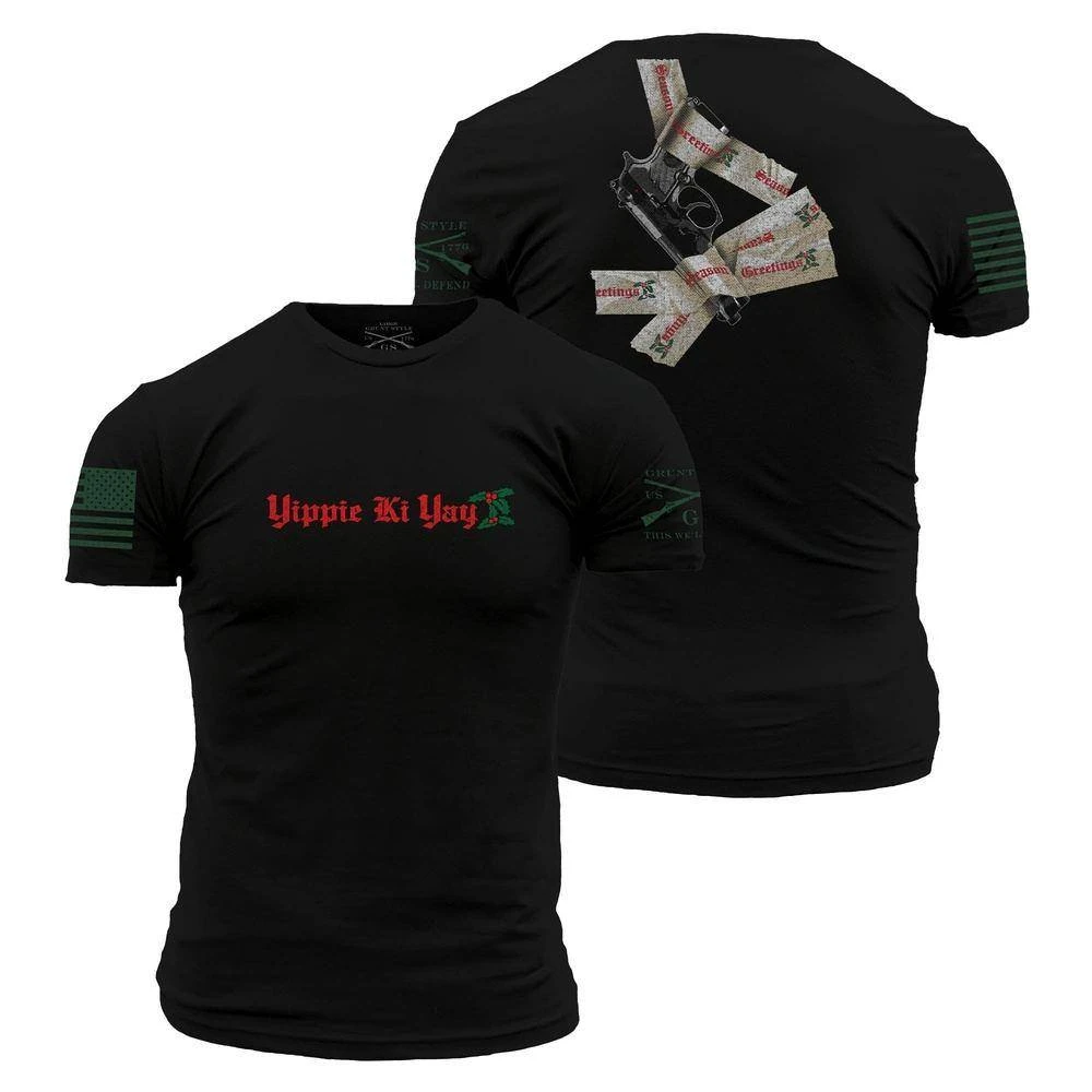 Yippee Ki Yay 2.0 T-Shirt - Black