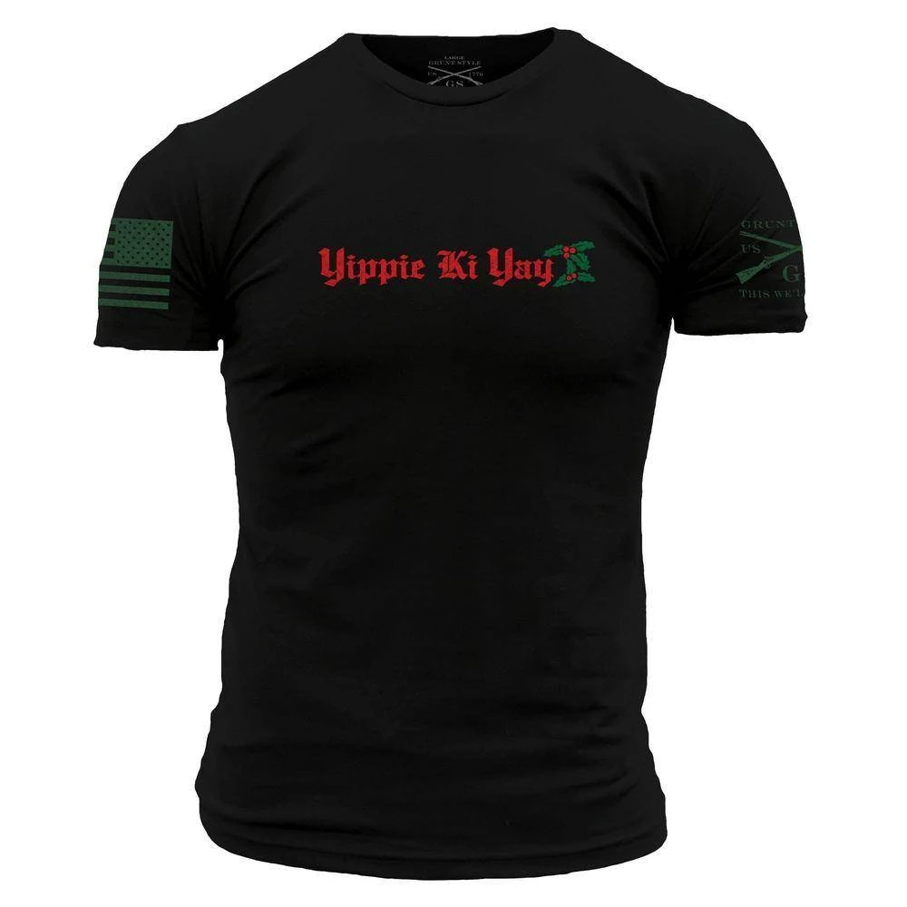 Yippee Ki Yay 2.0 T-Shirt - Black - Image 4