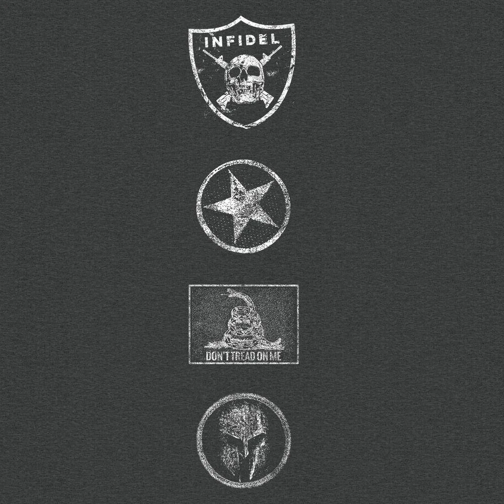 Patch Hoodie - Dark Heather - Image 7