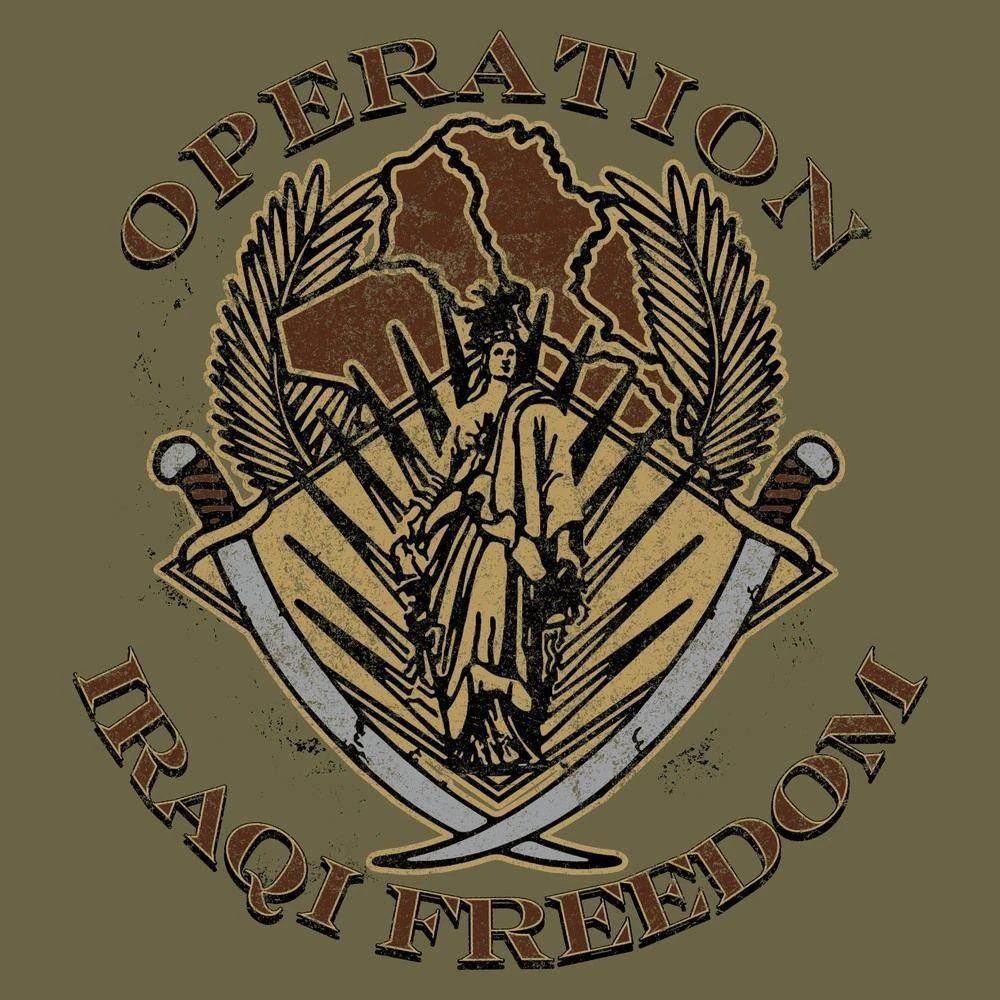 O.I.F. Veteran T-Shirt - Military Green - Image 2