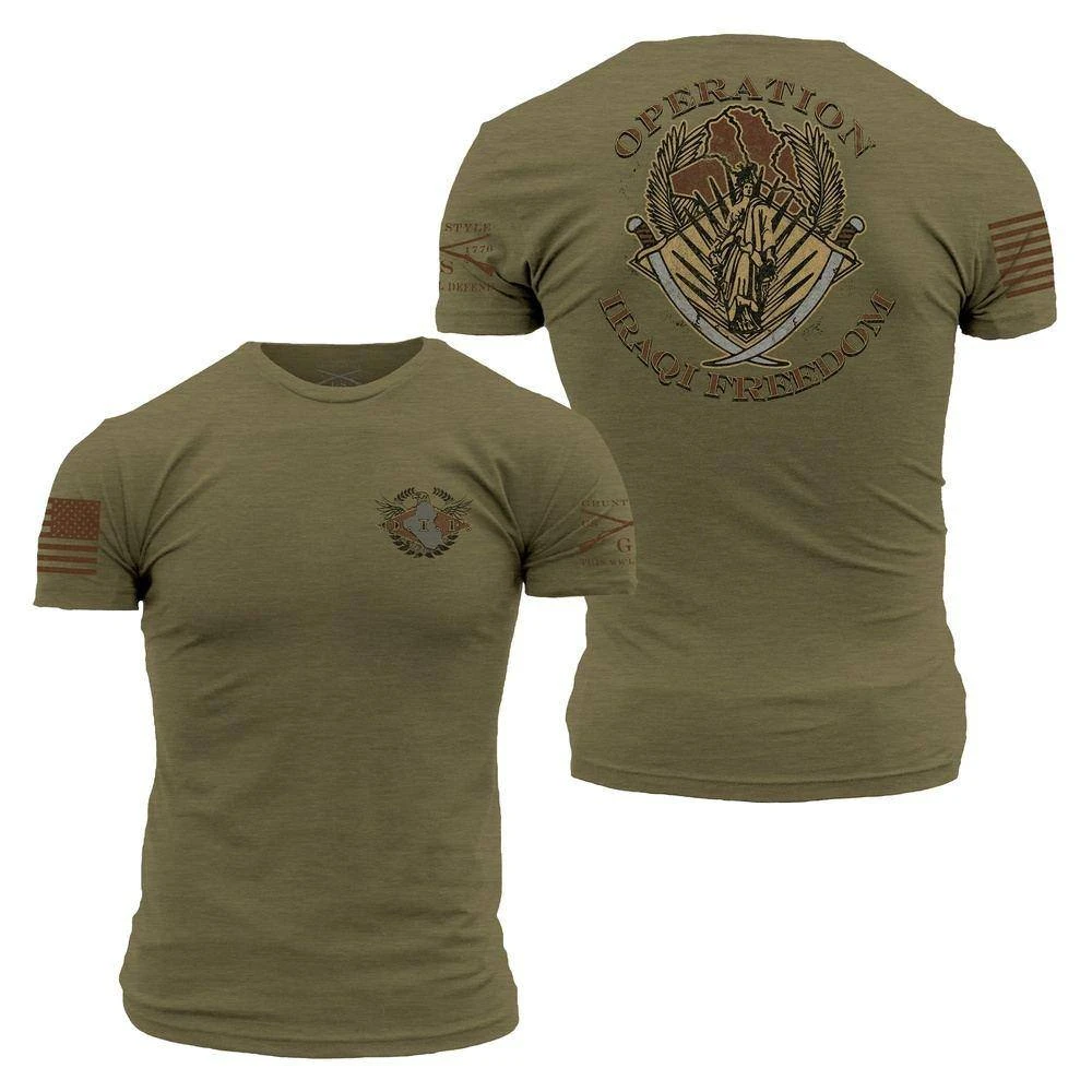 O.I.F. Veteran T-Shirt - Military Green