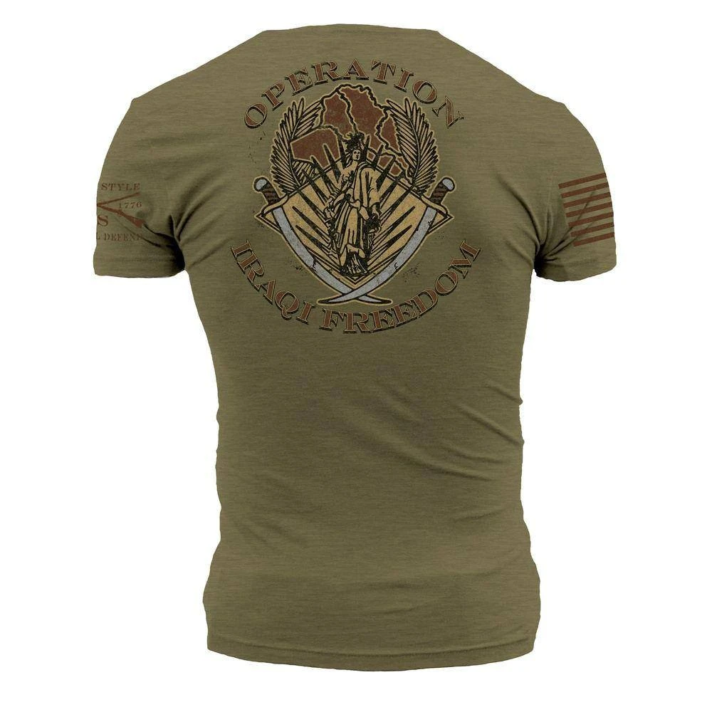 O.I.F. Veteran T-Shirt - Military Green - Image 5