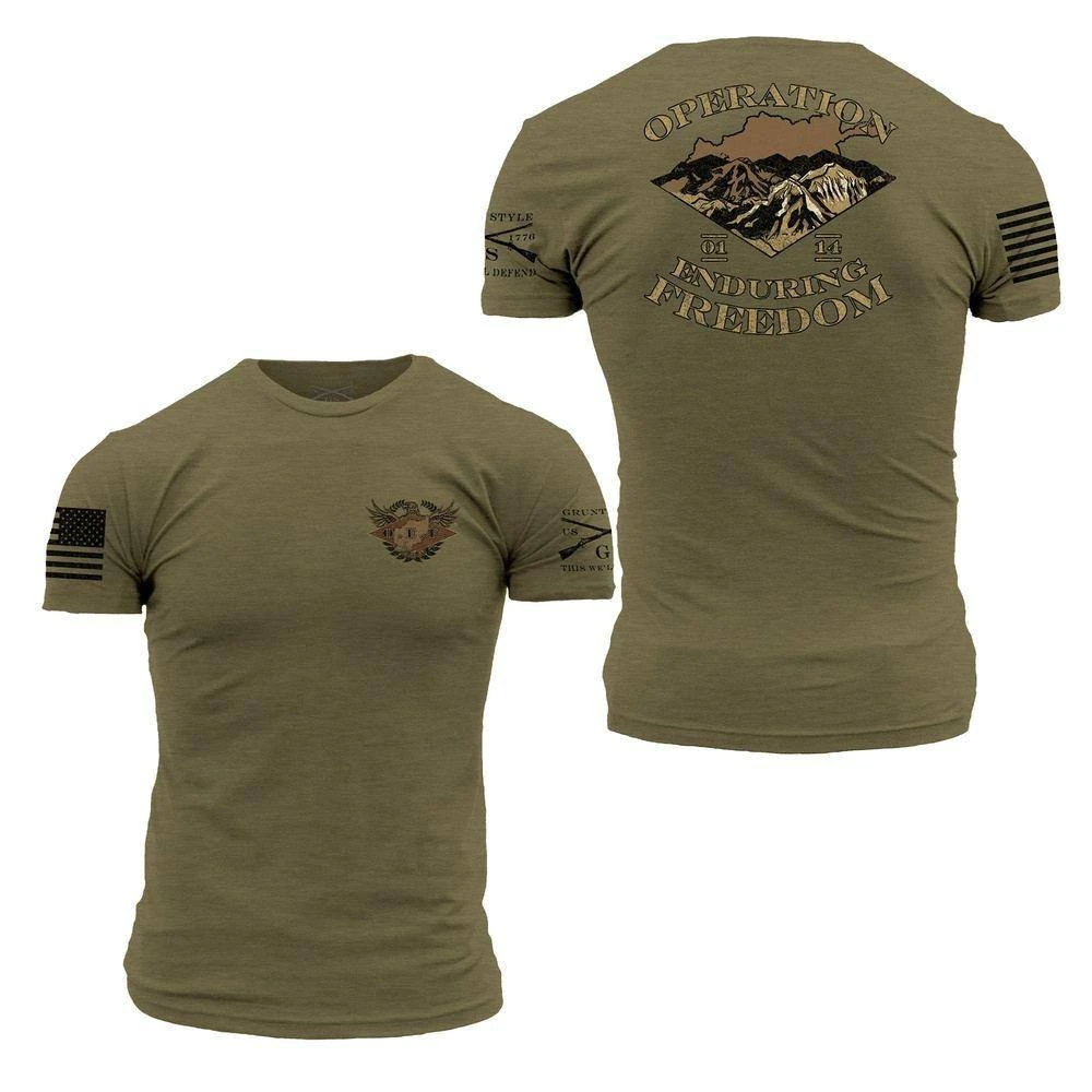 O.E.F. Veteran T-Shirt - Military Green