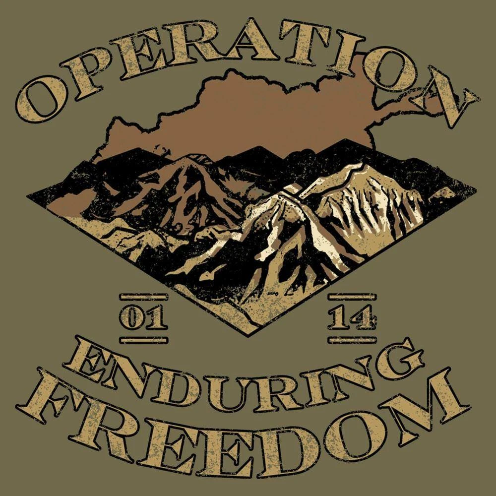 O.E.F. Veteran T-Shirt - Military Green - Image 2