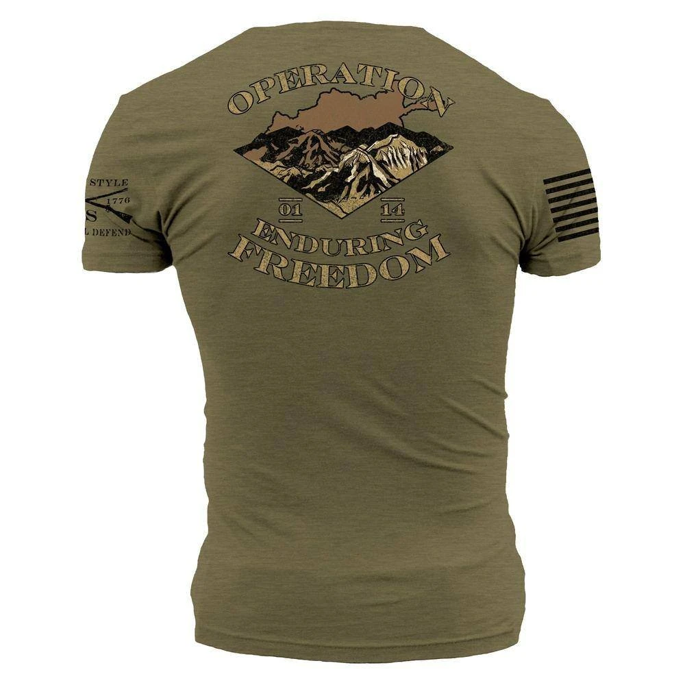 O.E.F. Veteran T-Shirt - Military Green - Image 5