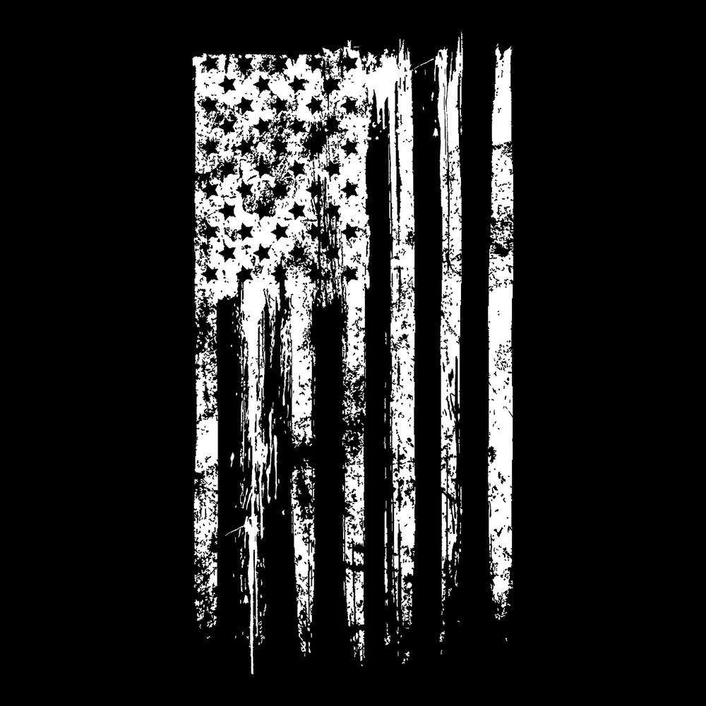 Veteran Flag T-Shirt - Black - Image 5