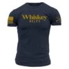 Whiskey Helps™T-Shirt - Midnight Navy