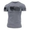 Bar Flag T-Shirt - Dark Heather Gray