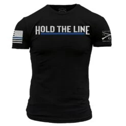 Hold The Line T-Shirt - Black