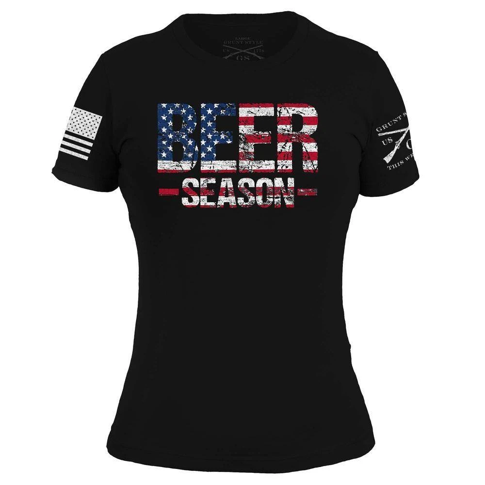 Women's Beer Season Tee - Black - Image 2