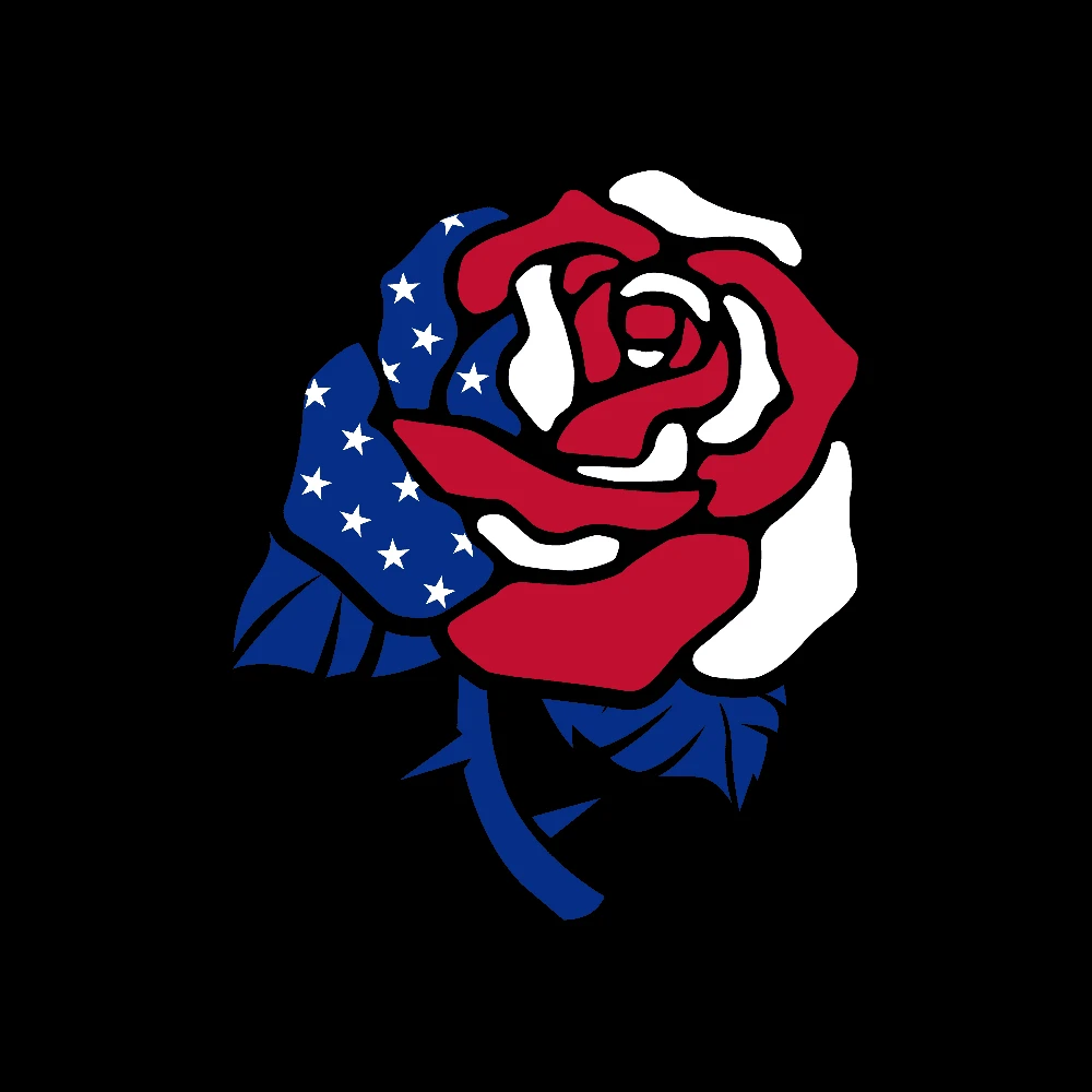 Women's Freedom Rose V-Neck - Black - Image 5