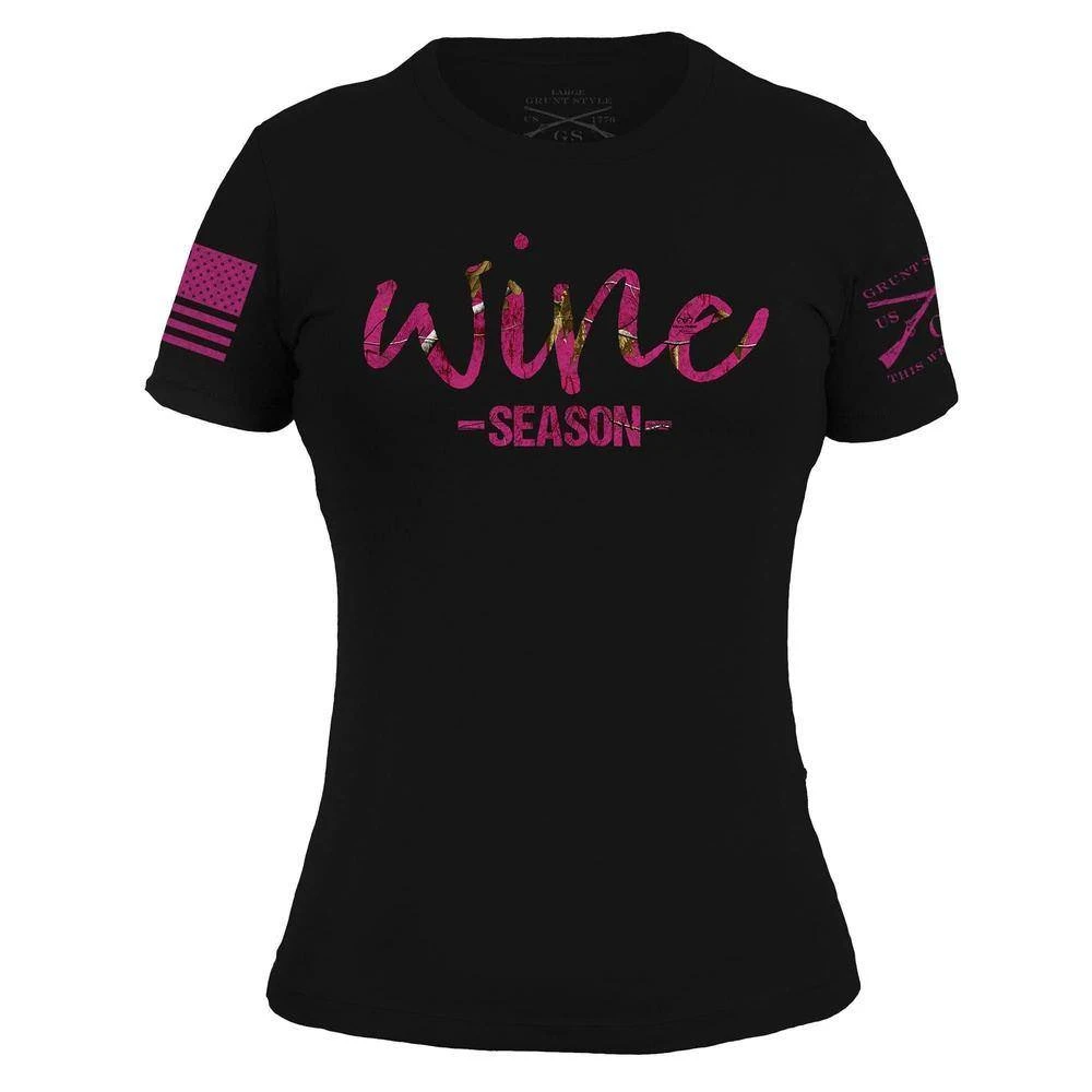 Women's Realtree Xtra® - Wine Season T-Shirt - Black - Image 2