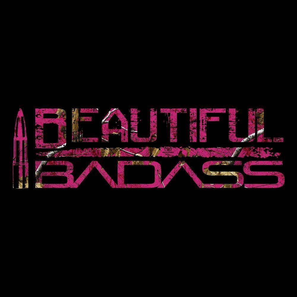 Women's Realtree Xtra® - Beautiful Badass T-Shirt - Black - Image 5