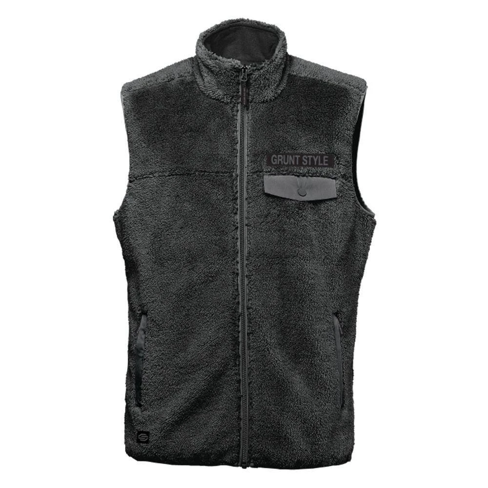 Men's Sherpa Vest - Black - Image 2