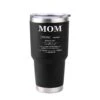 Accessories Mom Defined 30oz Tumbler - Black