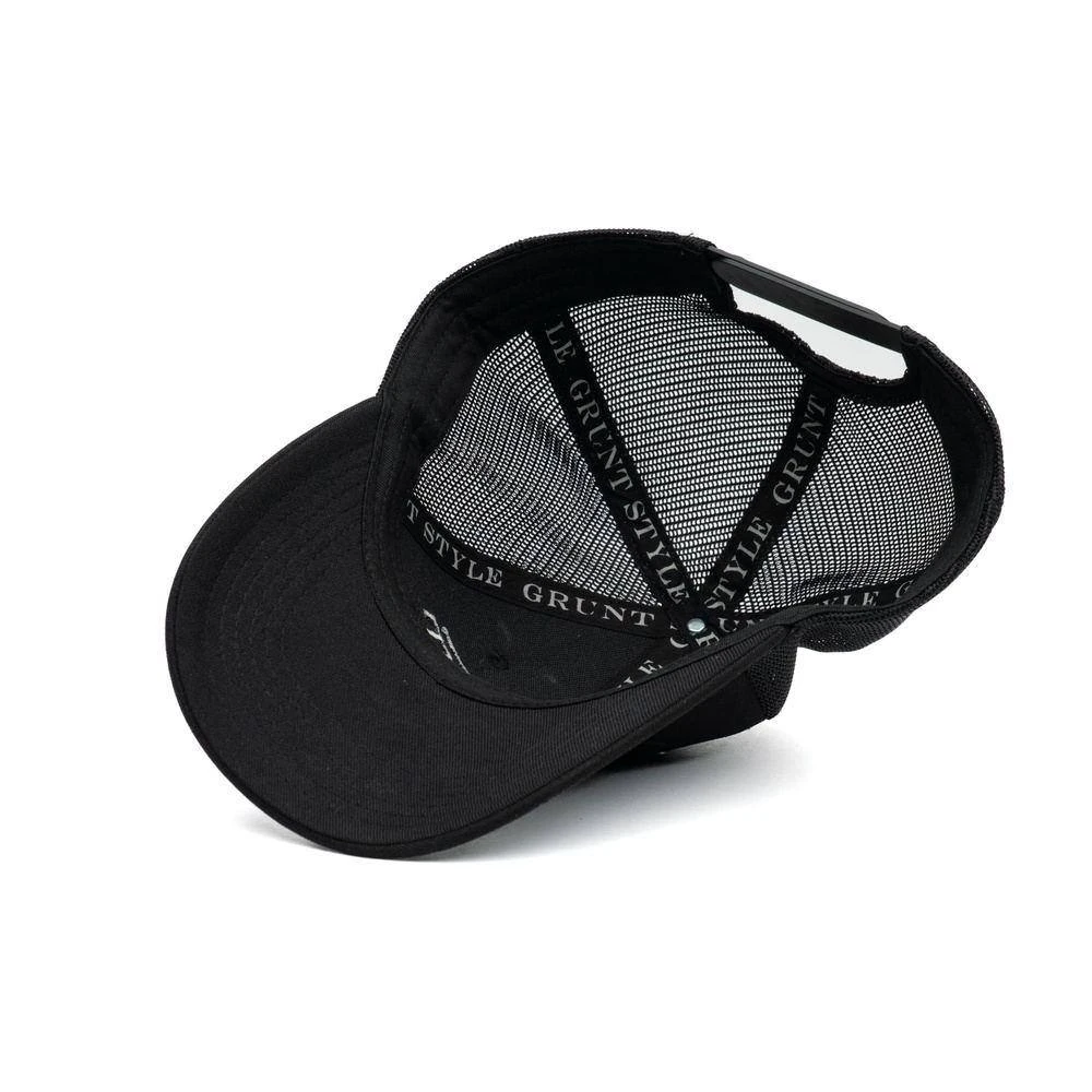 Accessories Grunt Style Stacked Logo - Black Hat - Image 5
