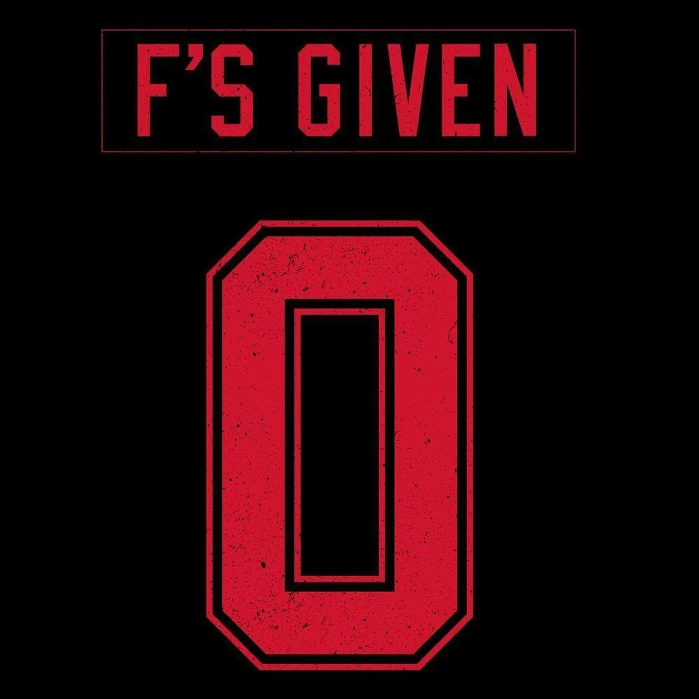 Women's Zero F's Given V-Neck - Black - Image 8