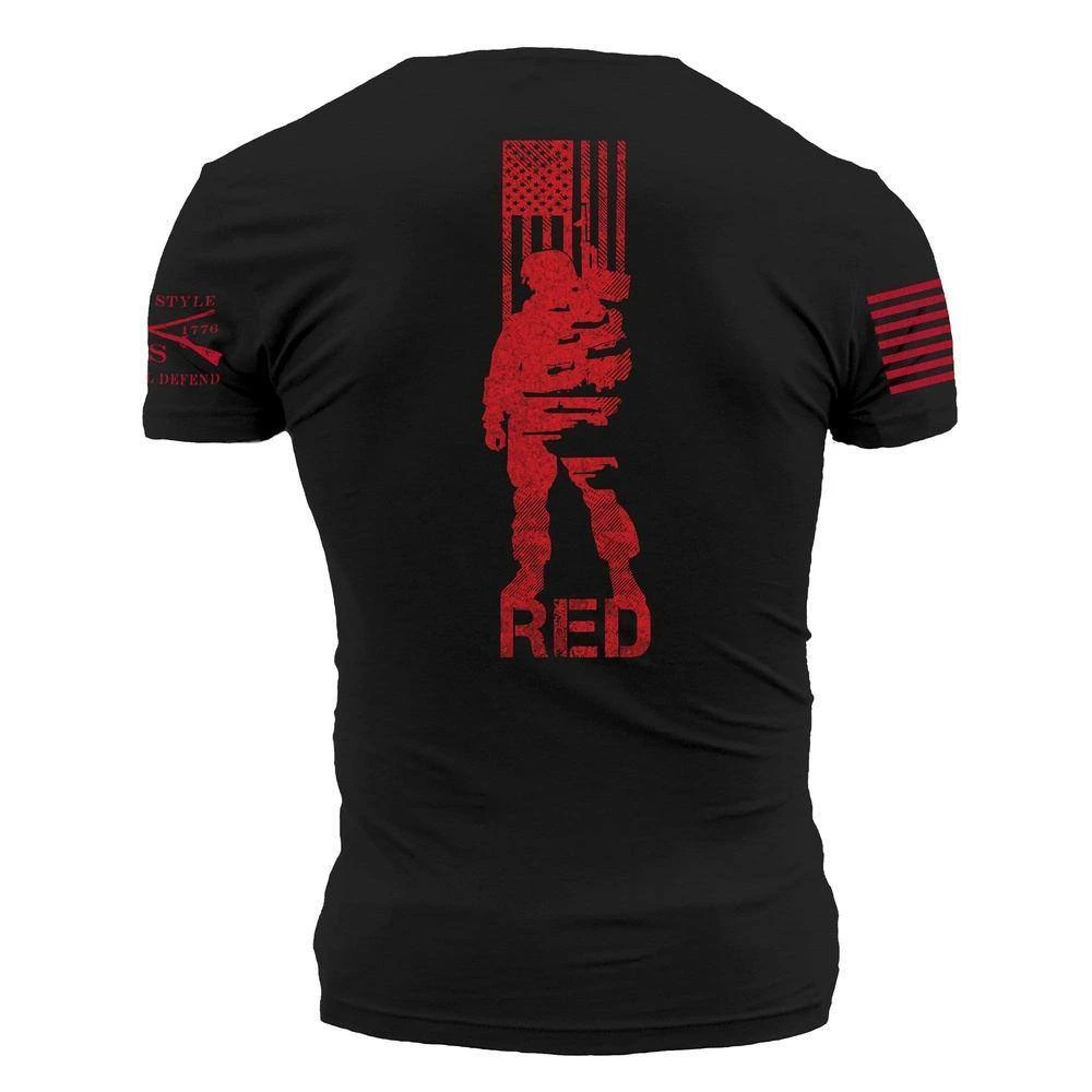 R.E.D. All Forces T-Shirt - Black - Image 9