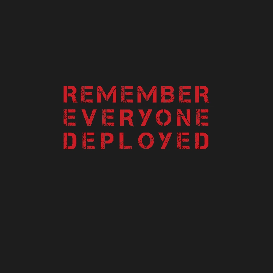 R.E.D. All Forces T-Shirt - Black - Image 7