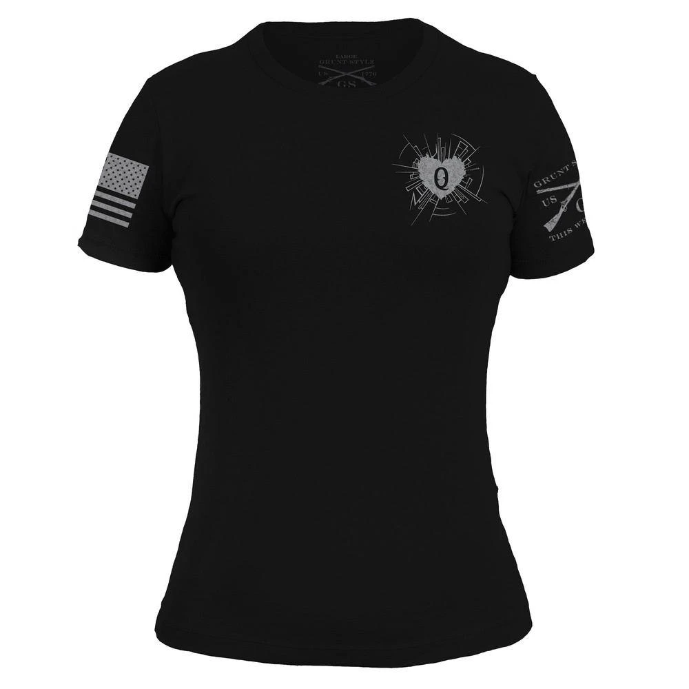Women's Heart And Soul Of A Warrior T-Shirt - Black - Image 5
