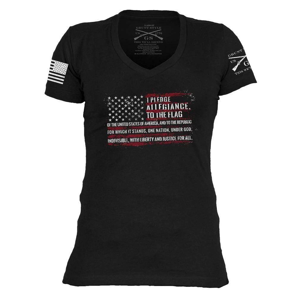 Women's Pledge V-Neck - Black - Image 2