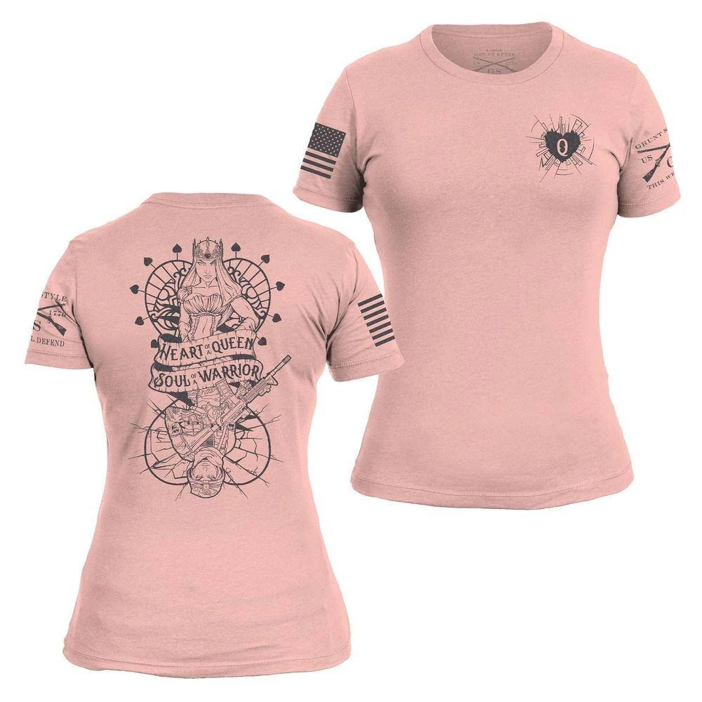 Women's Heart And Soul Of A Warrior T-Shirt - Desert Pink - Image 5