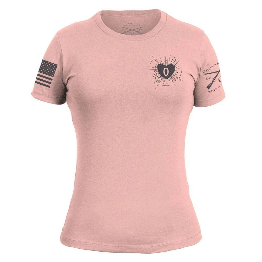 Women's Heart And Soul Of A Warrior T-Shirt - Desert Pink - Image 8