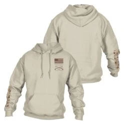 This We'll Defend Sleeve Hoodie - Desert Camo