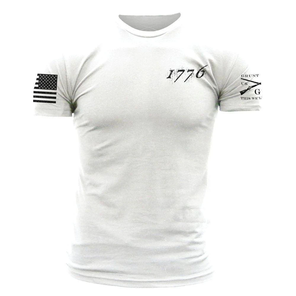 1776 Flag T-Shirt - White - Image 8