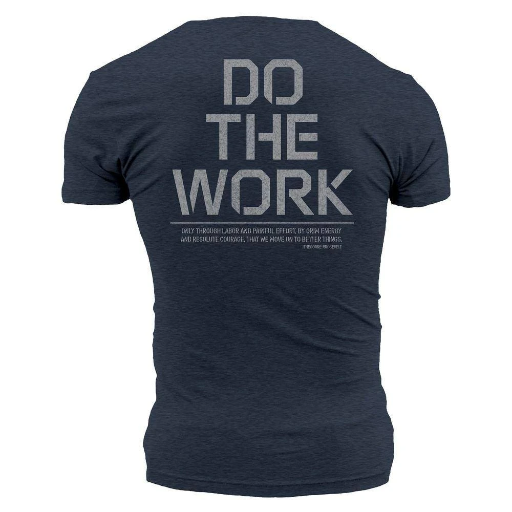 Do The Work T-Shirt - Midnight Navy - Image 6