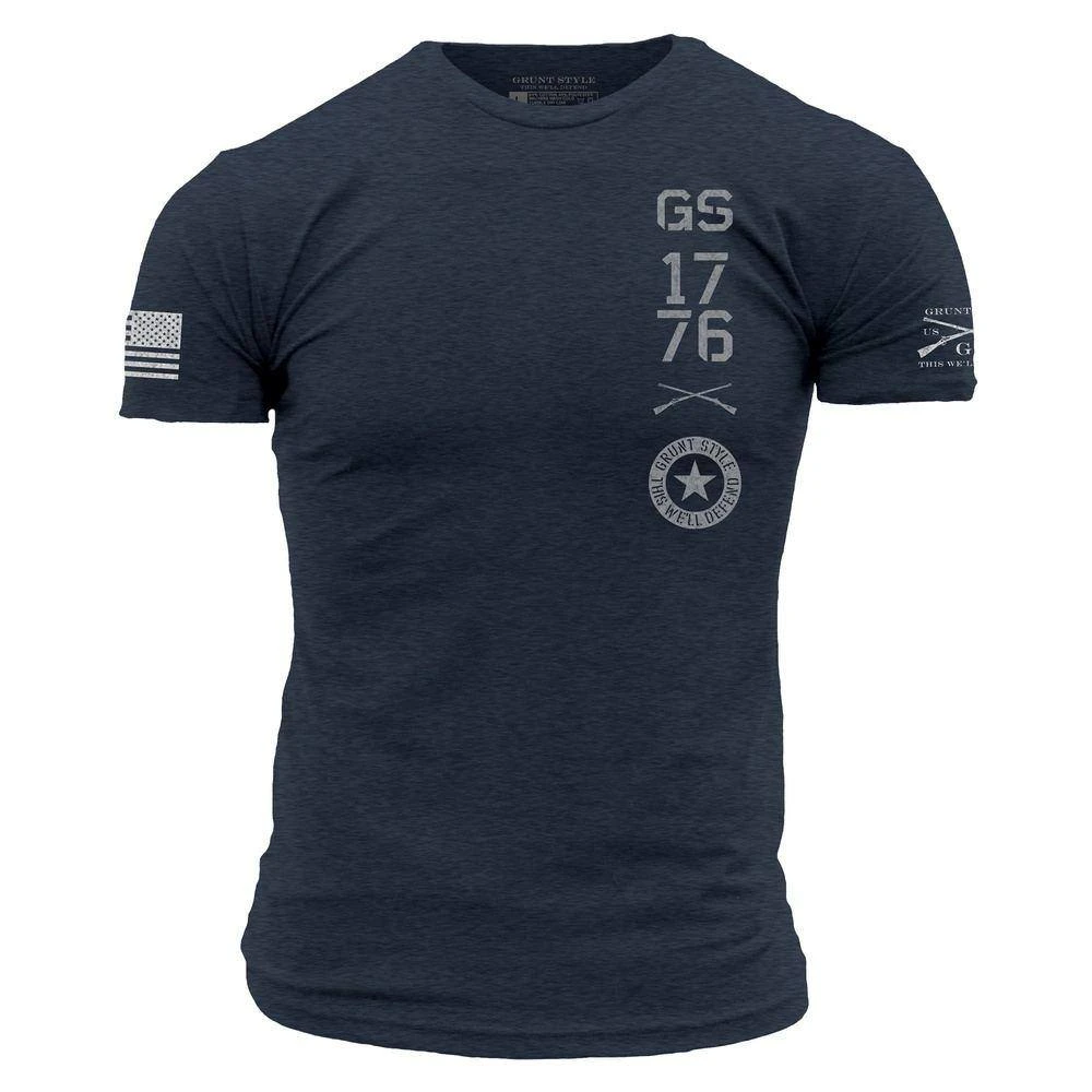 '76 T-Shirt - Midnight Navy - Image 5