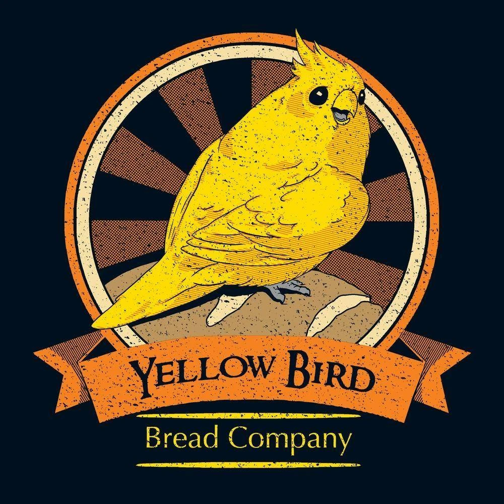 Yellow Bird Bread Company T-Shirt - Midnight Navy - Image 2