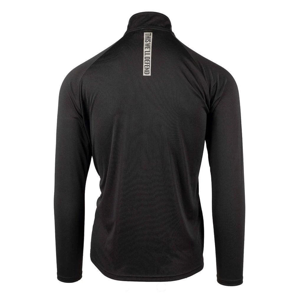 Men's 1/4 Zip - Black - Image 5
