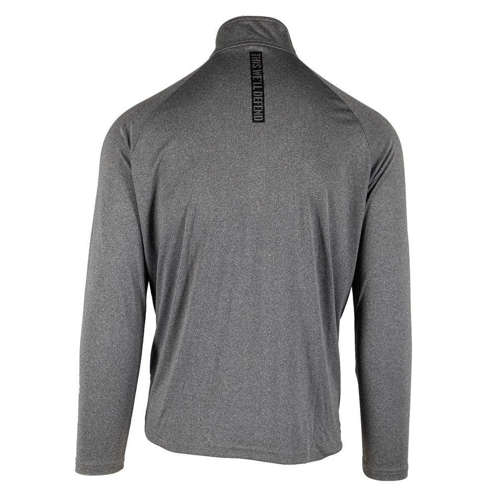 Men's 1/4 Zip - Heather Gray - Image 4