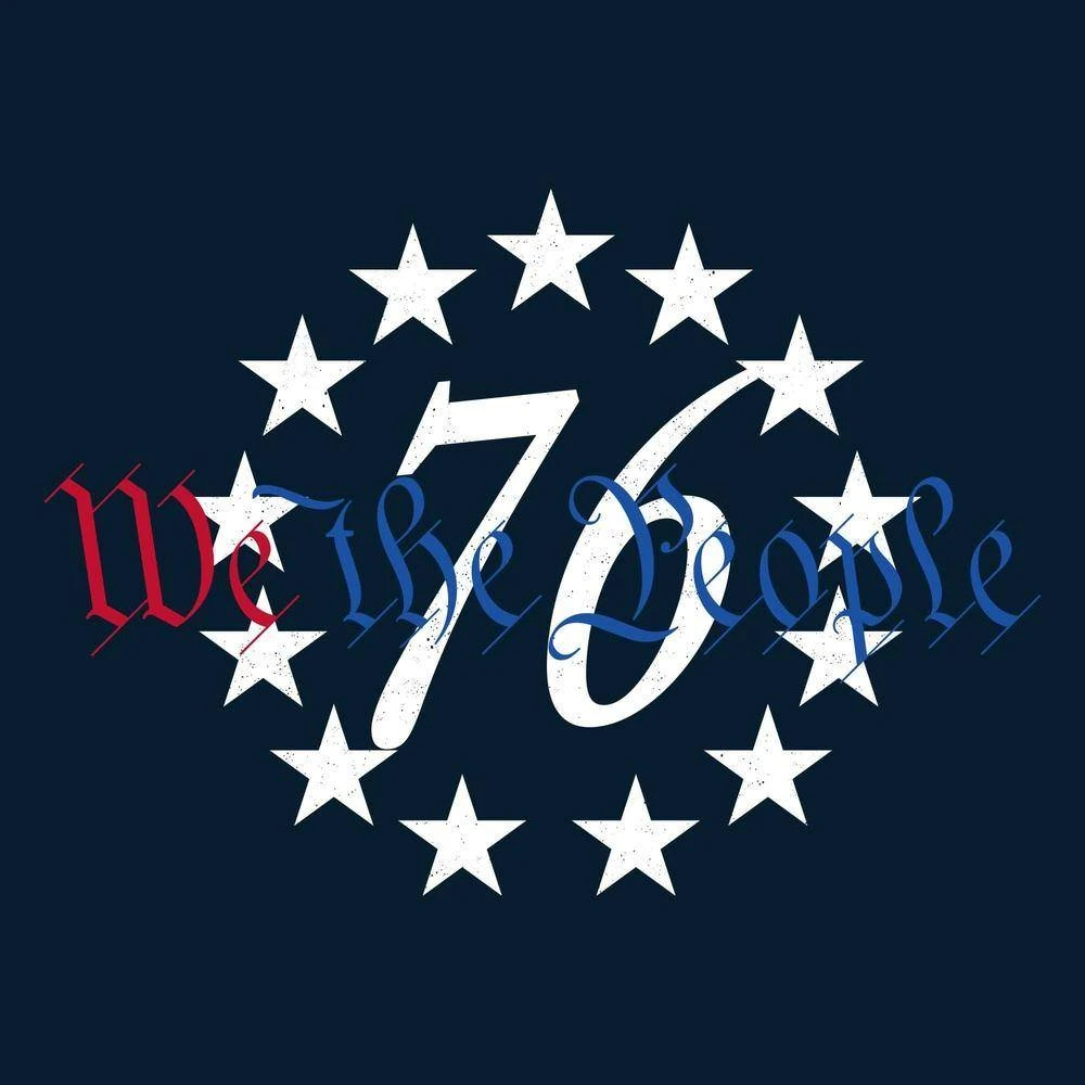 76 We The People T-Shirt - Midnight Navy - Image 3