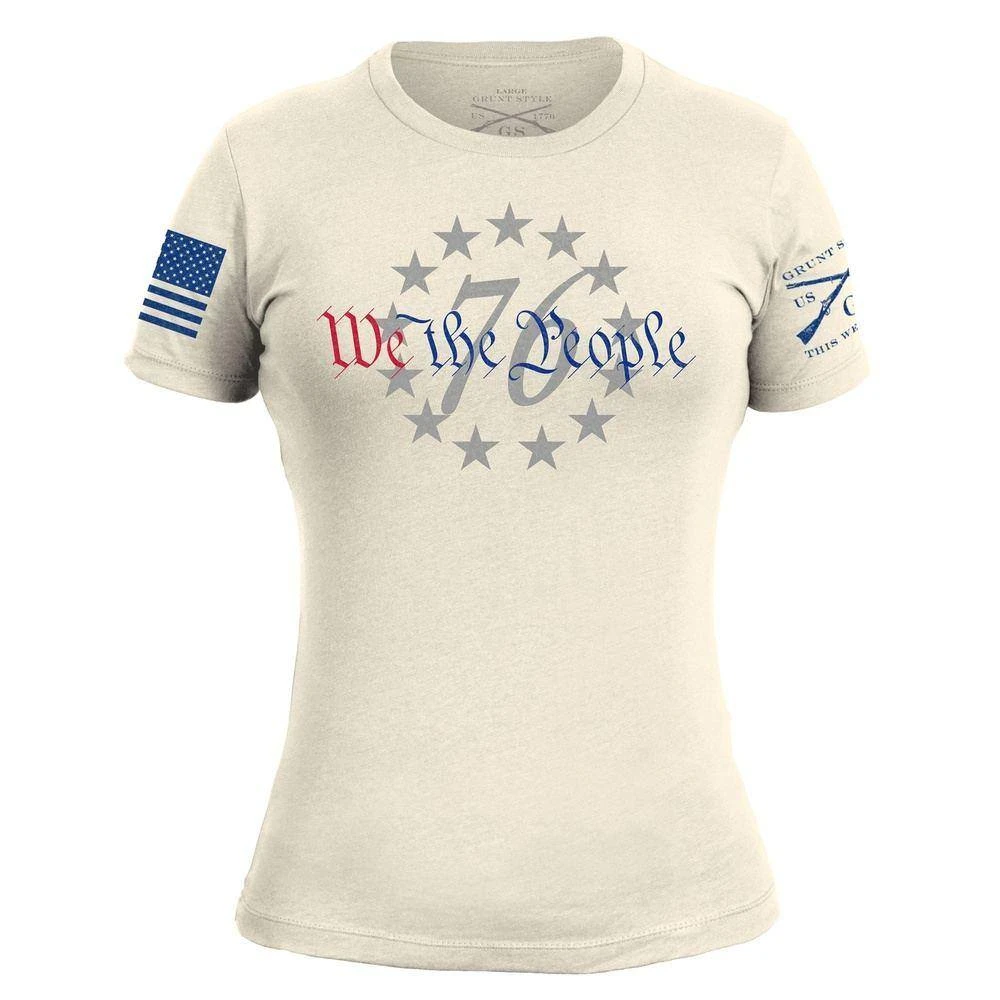 Women's 76 We The People T-Shirt - Natural - Image 2
